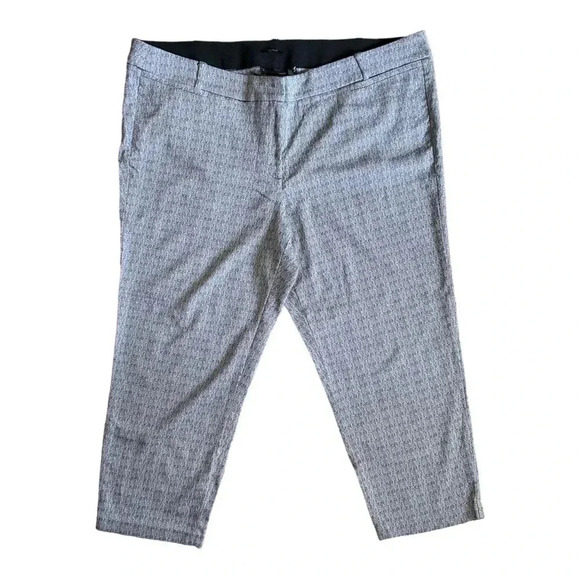 LANE BRYANT The Allie Black/Grey Print Stretch Pant 26R - Picture 1 of 7